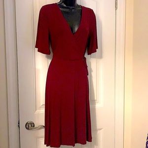 BNWOT Burgundy Wrap Dress Size Small also in black $15 if you buy 2 or more